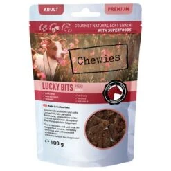 Chewies Lucky Bits - Pack Mixto -Ofertas Mascotas Tienda 044883 chw luckybits adult pferd 100g front 72dpi 1500px 4