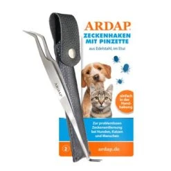 Ardap Gancho Quitagarrapatas Con Pinza -Ofertas Mascotas Tienda 077436 ardap zeckenhaken pinzette 1600px 300dpi produktbild 0