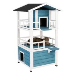 Casita Penthouse Para Mascotas -Ofertas Mascotas Tienda 100914 katzenhaus penthouse fg 4378 5