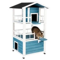 Casita Penthouse Para Mascotas -Ofertas Mascotas Tienda 100914 katzenhaus penthouse fg 4383 1
