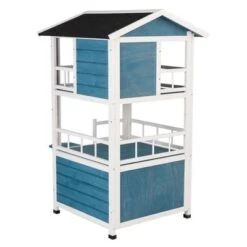 Casita Penthouse Para Mascotas -Ofertas Mascotas Tienda 100914 pla katzenhaus penthouse fg 4355 0