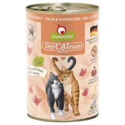 GranataPet DeliCatessen 6 X 400 G 15 GranataPet DeliCatessen 6 X 400 G -Ofertas Mascotas Tienda 101609 pla granatapet delicatessen kalb kaninchen 400 hs 01g 7