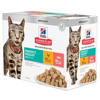 Hill's Science Plan Hill's Perfect Weight Sobres Para Gatos