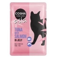 Cosma Asia 24 X 100 G En Bolsitas Para Gatos -Ofertas Mascotas Tienda 103497 pla cosma asia tunasalmon 100g 0