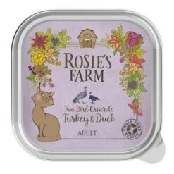 Rosie's Farm 32 X 100 G Comida Húmeda Para Gatos - Pack Ahorro -Ofertas Mascotas Tienda 106316 pla rosie sfarm cats turkey duck 100g 6
