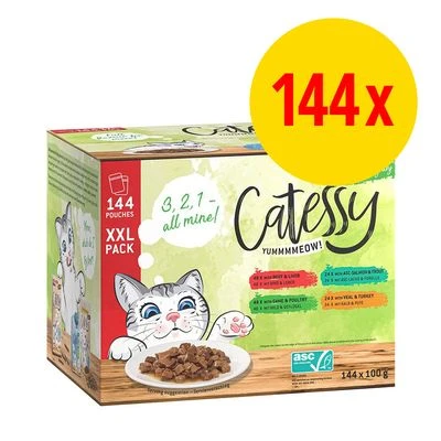 Catessy Bocaditos En Salsa O Gelatina 144 X 100 G - Pack Mixto XXL 1 Catessy Bocaditos En Salsa O Gelatina 144 X 100 G - Pack Mixto XXL