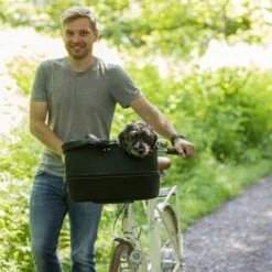 Cesta Para Bicicletas Trixie Friends On Tour Front -Ofertas Mascotas Tienda 110146 trixie front fahrradkorb hs 16 8