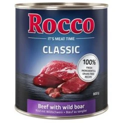 Rocco Classic 6 X 800 G 13 Rocco Classic 6 X 800 G -Ofertas Mascotas Tienda 110310 pla megapack rocco classic rind wildboar 800g hs 01 5