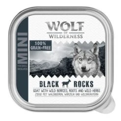 Wolf Of Wilderness Adult 24 X 150 G En Minitarrinas -Ofertas Mascotas Tienda 110497 pla wow nassfutter mini schale blackrocks ziege topview 150g 1000x1000 3 1
