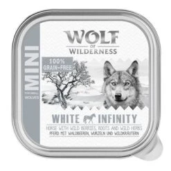 Wolf Of Wilderness Adult 24 X 150 G En Minitarrinas -Ofertas Mascotas Tienda 110498 pla wow nassfutter mini whiteinfinity pferd topview 150g 1000x1000 5 1