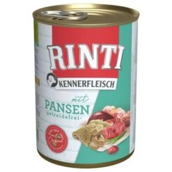 Pack Ahorro: Rinti Kennerfleisch 12 X 400 G -Ofertas Mascotas Tienda 111299 pla bilder rinti kennerfleisch pansen 400g hs 01 7