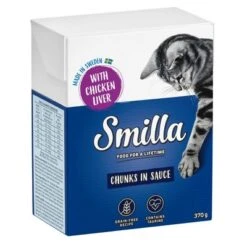 Smilla Bocaditos 24 X 370 G / 380 G -Ofertas Mascotas Tienda 111760 pla smilla chunksinsauce chickenliver 370g 2