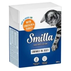 Smilla Bocaditos 24 X 370 G / 380 G -Ofertas Mascotas Tienda 111761 pla smilla chunksinjelly chicken turkey 380g 3