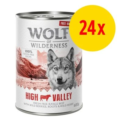 Wolf Of Wilderness Free Range 24 X 400 G - Pack Ahorro 1 Wolf Of Wilderness Free Range 24 X 400 G - Pack Ahorro
