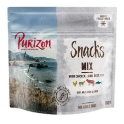 Purizon Snacks Sin Cereales Para Perros 3 X 100 G - Pack Ahorro 39 Purizon Snacks Sin Cereales Para Perros 3 X 100 G - Pack Ahorro -Ofertas Mascotas Tienda 133602 pla purizon snacks dog mix 100g 0