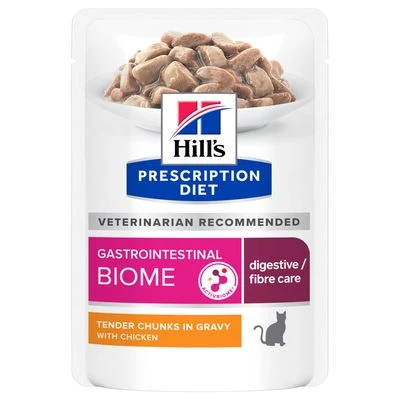 Hill's Prescription Diet Gastrointestinal Biome Con Pollo Sobres Para Gatos - Imagen 2