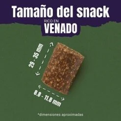 PURINA Adventuros Rico En Venado Con Granos Ancestrales -Ofertas Mascotas Tienda 142397 adventuros hundesnacks venison es 120g hs 03 5