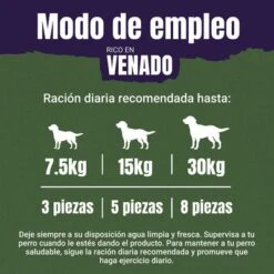 PURINA Adventuros Rico En Venado Con Granos Ancestrales -Ofertas Mascotas Tienda 142397 adventuros hundesnacks venison es 120g hs 05 4