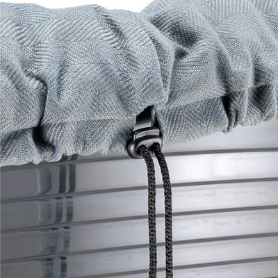 Cesta Ferplast Siesta Deluxe Negra Con Funda Sofá Tweed Azul 4 Cesta Ferplast Siesta Deluxe Negra Con Funda Sofá Tweed Azul - Imagen 4