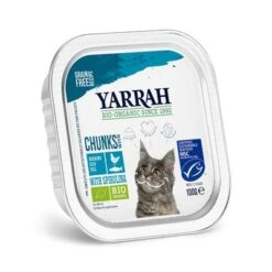 Yarrah Bio 48 X 100 G En Tarrinas Para Gatos - Pack Ahorro -Ofertas Mascotas Tienda 1451 pla yarrah broekchen fisch spirulina 100g hs 01 7