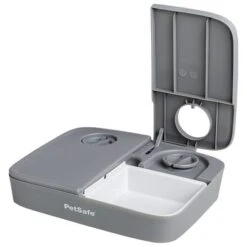 Comedero Automático Doble PetSafe® Para Mascotas -Ofertas Mascotas Tienda 145997 rasiosystems petsafe futterautomat 2mahlzeiten catdog 2x355xml hs 02 4