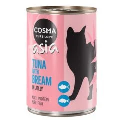 Cosma Asia En Gelatina 24 X 400 G -Ofertas Mascotas Tienda 163896 pla cosma asia tunabream 400g 9
