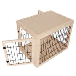 Jaula De Madera Dog Palace Para Perros -Ofertas Mascotas Tienda 167797 dog palace fg 6740 5