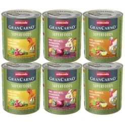 Animonda GranCarno Superfoods Adult - Pack Mixto -Ofertas Mascotas Tienda 168512 animonda grancarno adult superfoods mixpaket 6x800g hs 01 1