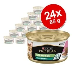 Purina Pro Plan Sterilised 24 X 85 G En Latas 15 Purina Pro Plan Sterilised 24 X 85 G En Latas -Ofertas Mascotas Tienda 171796 proplancat sterilised salmon 85g hs 02 9