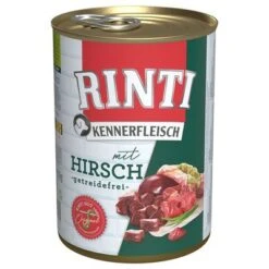 Pack Ahorro: Rinti Kennerfleisch 12 X 400 G -Ofertas Mascotas Tienda 173102 pla bilder rinti kennerfleisch hirsch 400g hs 01 7