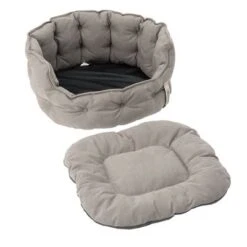 Cama Cozy EcoLIFE Gris Para Perros -Ofertas Mascotas Tienda 180712 cozy ecolife grau fg 6372 4