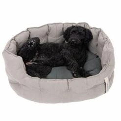 Cama Cozy EcoLIFE Gris Para Perros -Ofertas Mascotas Tienda 180713 cozy ecco life pudel fg 6841 2