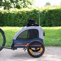 Remolque Para Ir En Bicicleta HAFENBANDE Cabby M Para Perros -Ofertas Mascotas Tienda 185096 hafenbande fahrradanhaenger m htb2103 hs35 7