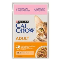 Cat Chow 26 X 85 G Comida Húmeda Para Gatos -Ofertas Mascotas Tienda 186573 pla nestle catchow adult salmon 85g hs 01 3