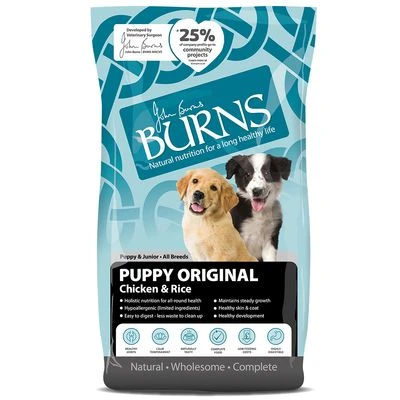 Burns Puppy Original Con Pollo Y Arroz 4 Burns Puppy Original Con Pollo Y Arroz - Imagen 4