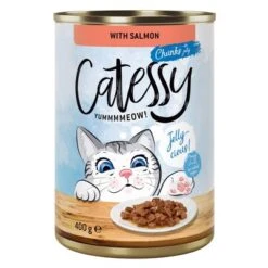 Catessy Bocaditos 12 X 400 G En Latas -Ofertas Mascotas Tienda 1 59345 pla catessy jelly salmon 400g 3