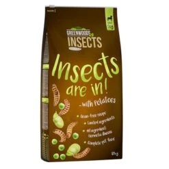 Greenwoods Insects Insectos Con Patata, Guisante Y Habas -Ofertas Mascotas Tienda 1 greenwoods dog insects 12kg front 1000x1000 9