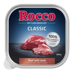 Rocco Classic En Tarrinas 27 X 300 G - Pack Ahorro -Ofertas Mascotas Tienda 1 rocco schalen classic lamm 1000x1000 5