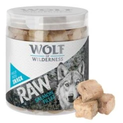 Pack Ahorro 4 X Wolf Of Wilderness RAW Snacks Liofilizados Premium -Ofertas Mascotas Tienda 1 wow raw snacks salmon 1000x1000 9