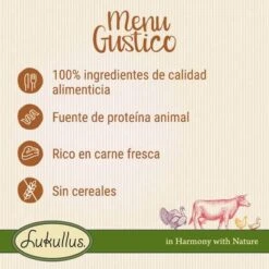 Lukullus Menú Gustico 24 X 800 G - Pack Ahorro 10 Lukullus Menú Gustico 24 X 800 G - Pack Ahorro -Ofertas Mascotas Tienda 2022 12 lukullus benefits menugustico 1000x1000 de 9 1