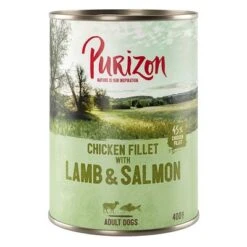 Purizon Adult 6 X 400 G Comida Húmeda Sin Cereales Para Perros -Ofertas Mascotas Tienda 209096 pla purizon lamm 400g 4