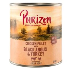 Purizon Adult 6 X 800 G Comida Húmeda Sin Cereales Para Perros -Ofertas Mascotas Tienda 209099 pla purizon black angus 800g 5 1