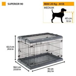 Jaula De Transporte Ferplast Superior Para Perros -Ofertas Mascotas Tienda 221400 ferplast transportbox superior hs 12 6