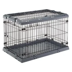 Jaula De Transporte Ferplast Superior Para Perros -Ofertas Mascotas Tienda 221400 pla ferplast transportbox superior hs 01 1