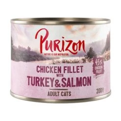 Purizon Adult 6 X 200 G Comida Húmeda Para Gatos, Sin Cereales 16 Purizon Adult 6 X 200 G Comida Húmeda Para Gatos, Sin Cereales -Ofertas Mascotas Tienda 222396 pla purizon truthahn lachs 200g 3
