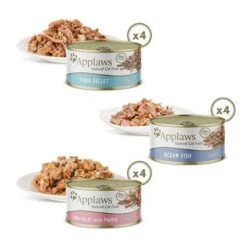 Applaws En Caldo 12 X 156 G Latas Para Gatos - Pack De Prueba -Ofertas Mascotas Tienda 235215 applaws cat wet fischbruehe hs 01 5