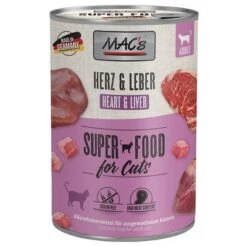 MAC's 12 X 400 G En Latas Para Gatos 18 MAC's 12 X 400 G En Latas Para Gatos -Ofertas Mascotas Tienda 235290 pla macs katzenfutter herz leber 400g hs 01 8
