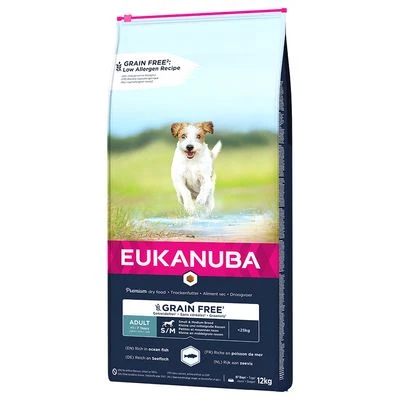 Eukanuba Grain Free Adult Razas Pequeñas Y Medianas Con Salmón - Imagen 2