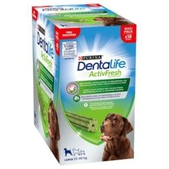 PURINA Dentalife Active Fresh Snacks Dentales Para Perros Grandes -Ofertas Mascotas Tienda 256896 pla nestle purina dentalife active fresh taegliche zahnpflegesnacks grosse hunde hs 01 2
