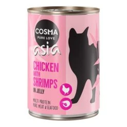Cosma Asia En Gelatina 6 X 400 G -Ofertas Mascotas Tienda 259996 pla cosma asia chickenshrimps 6 x 400g 3 2
